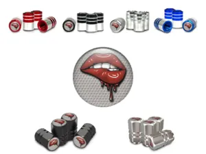 Capsules De Tige Voiture Design Bombé
